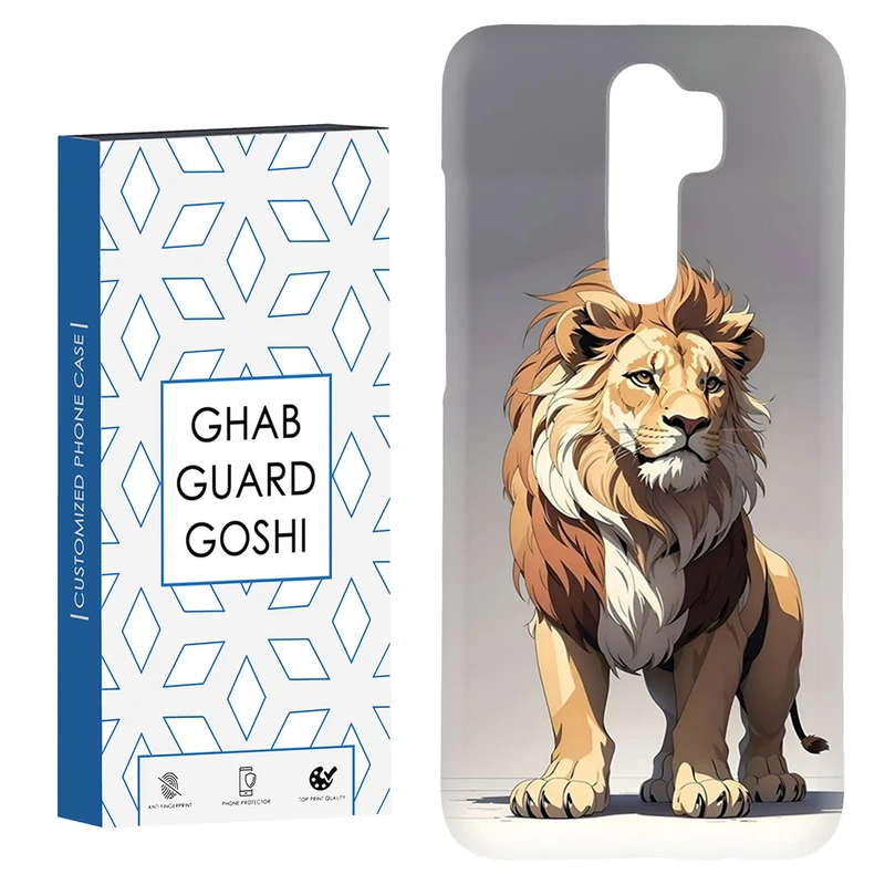 کاور قاب گارد گوشی طرح شیر کد Dimo-372 مناسب برای گوشی موبایل شیائومی Redmi 9 / Redmi 9 Prime