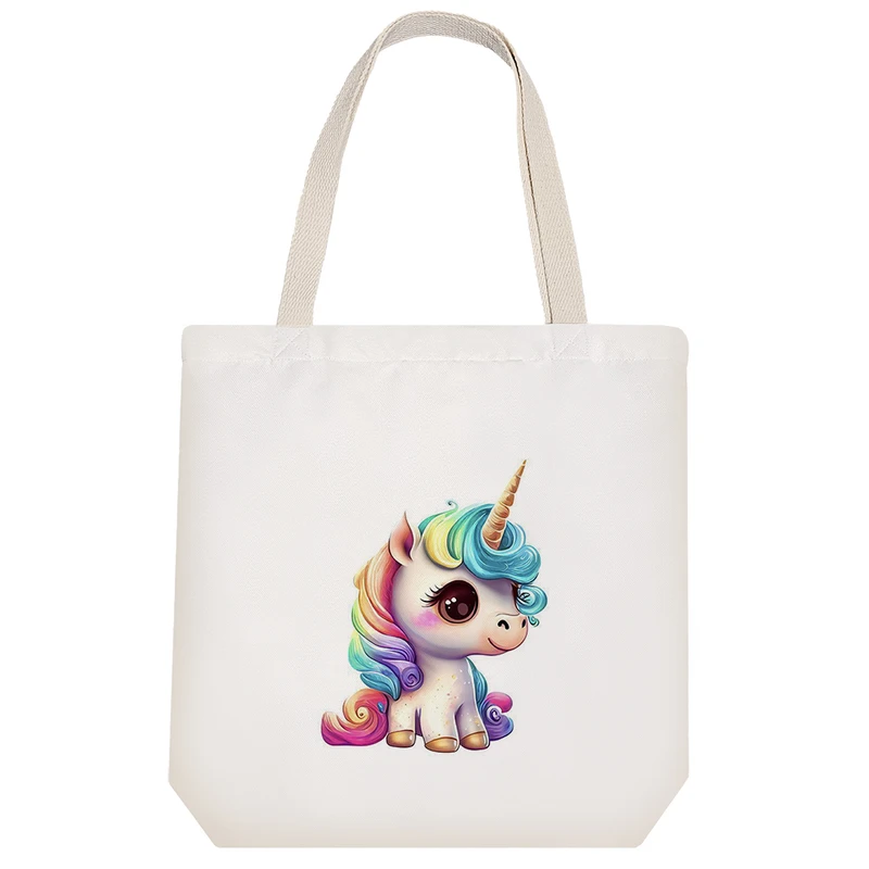 ساک خرید خندالو طرح اسب تک شاخ کیوت کد 3585