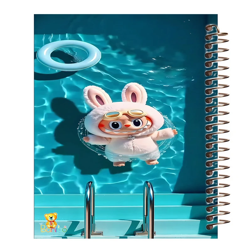 دفتر مشق 100 برگ بانیبو طرح  لبوبو کد 2784