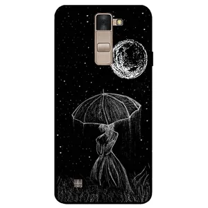 Megafone Girl and Moon 1369 Cover For LG K7