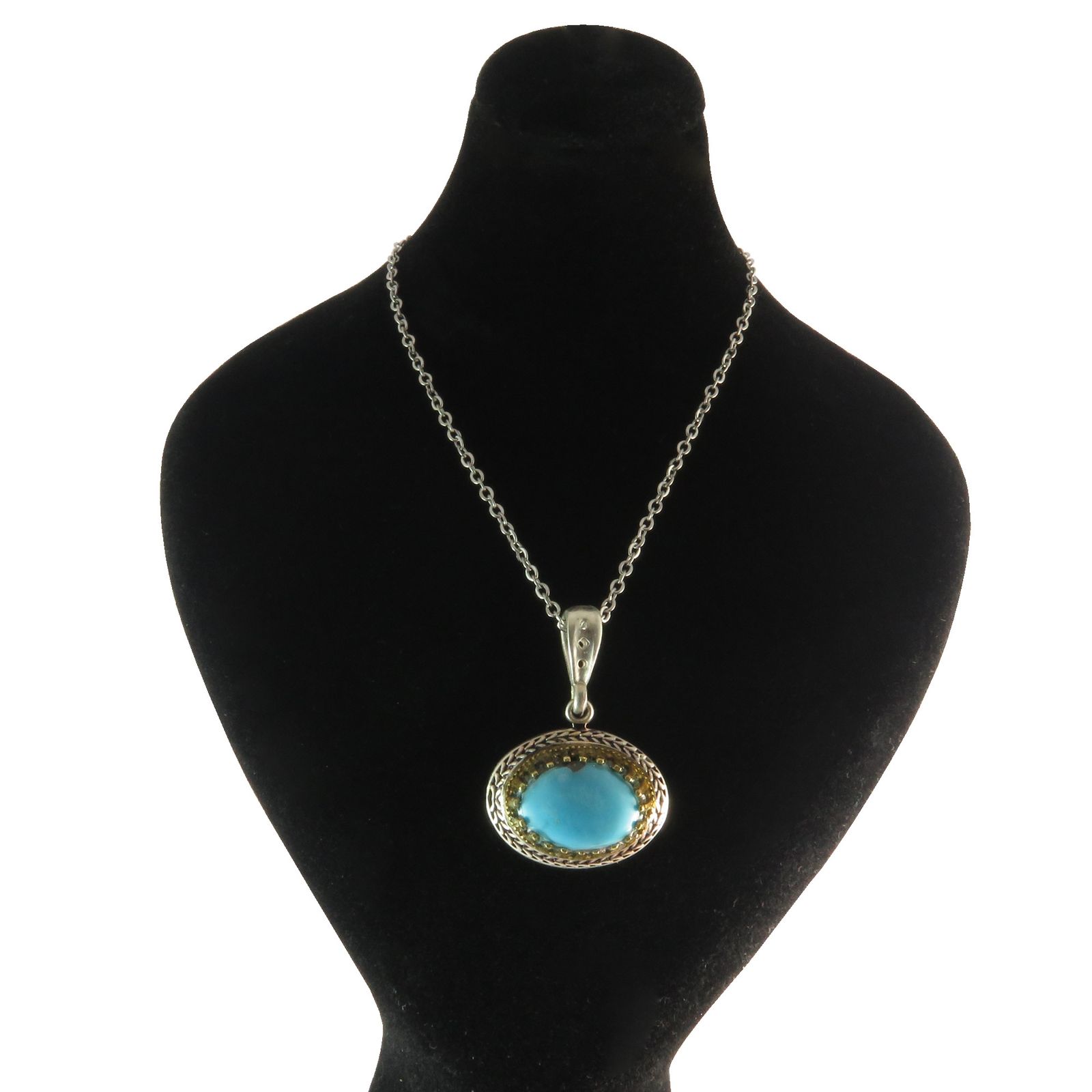 گردنبند نقره زنانه کد 278 -  - 1