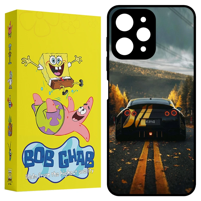 کاور باب قاب طرح ماشین مدل BCPR12 مناسب برای گوشی موبایل شیائومی Redmi 12 4G / Redmi 12 5G / Poco M6 Pro 5G