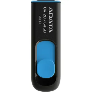 ADATA DashDrive UV128 Flash Memory - 64GB