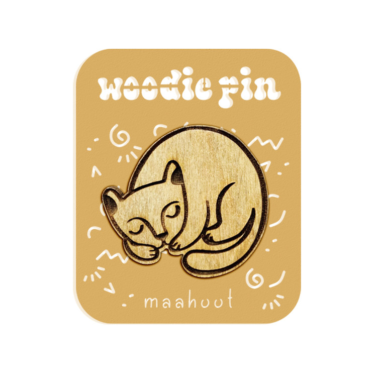 سنجاق سینه زنانه ماهوت طرح گربه کد C-09 سنجاق سینه زنانه ماهوت طرح گربه کد C-09