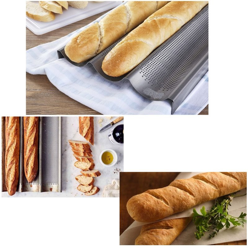 قالب نان باگت طرح فرانسوی مدل pe810 قالب نان باگت طرح فرانسوی مدل pe810