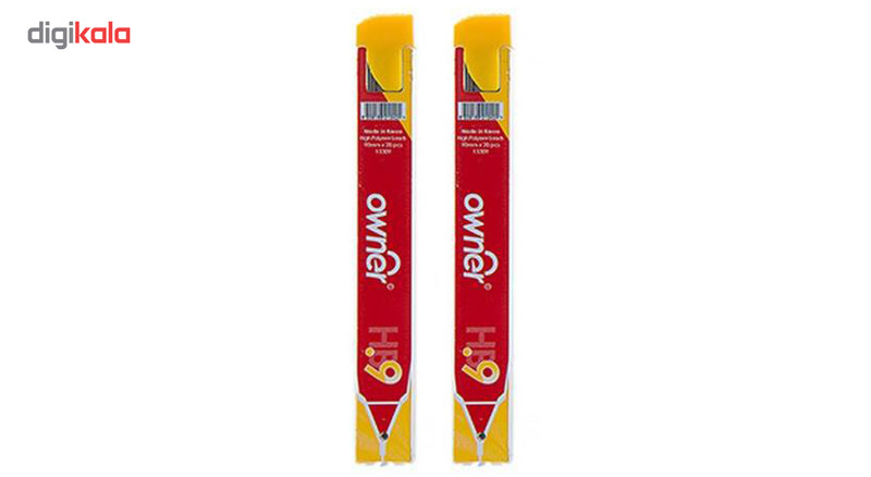 نوک مداد نوکی 0.9 میلی‌متری اونر بلند مدل High Polymer بسته 2 عددی