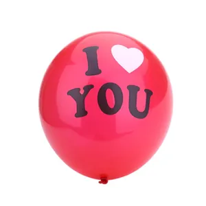 بادکنک لاتکس مدل I Love You بسته 40 عددی