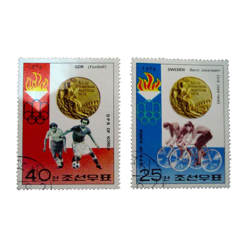 تمبر یادگاری مدل ورزشی کد bc-2102 مجموعه 2 عددی
