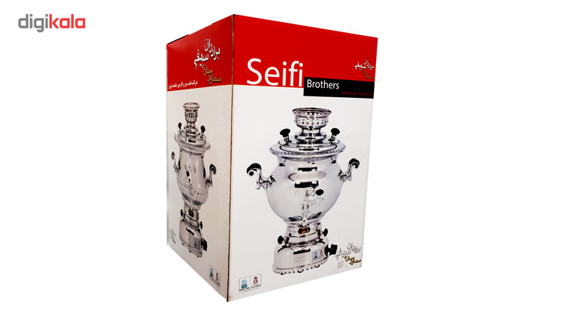 سماور گازسوز گروه صنعتی برادران سیفی مدل 2010 ظرفیت 7 لیتر