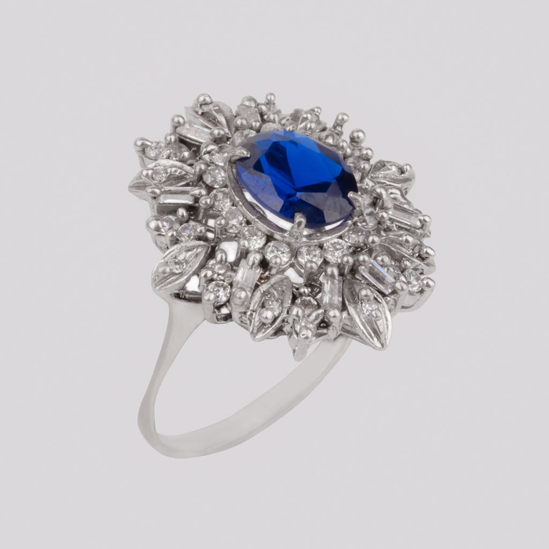 انگشتر نقره زنانه مدل 21839 انگشتر نقره زنانه مدل 21839