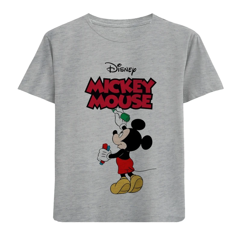تی شرت آستین کوتاه پسرانه مدل میکی موس F684