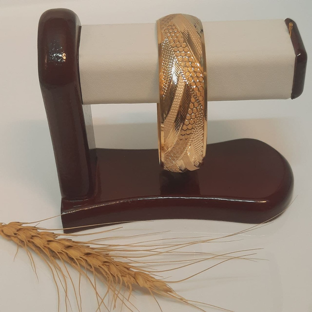 النگو طلا 18 عیار زنانه گالری یارطلا مدل تکپوش کد AL67-G-3 النگو طلا 18 عیار زنانه گالری یارطلا مدل تکپوش کد AL67-G-3