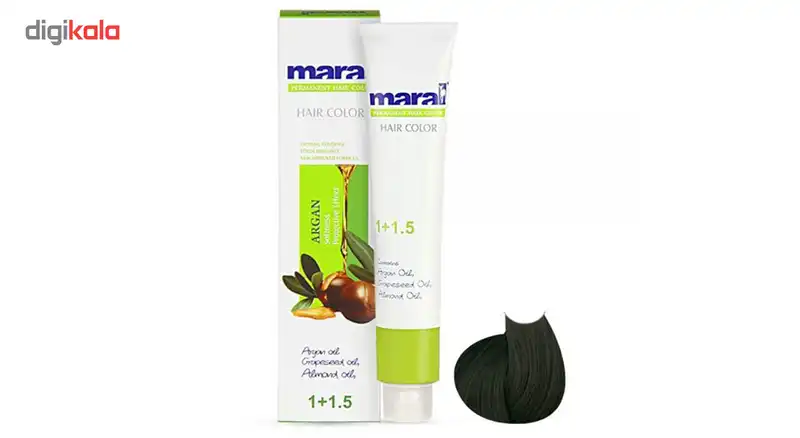 رنگ مو مارال سری زیتونی مدل قهوه ای زیتونی متوسط شماره 4.3