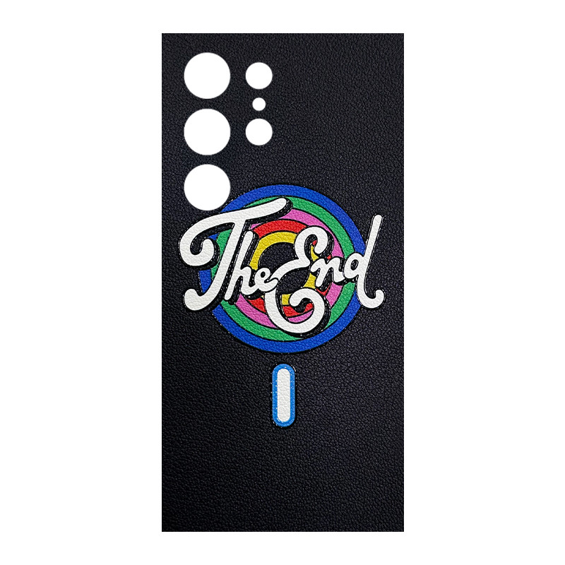 برچسب پوششی ریمکس مدل Leth طرح THE END مناسب برای گوشی موبایل سامسونگ Galaxy S24 Ultra