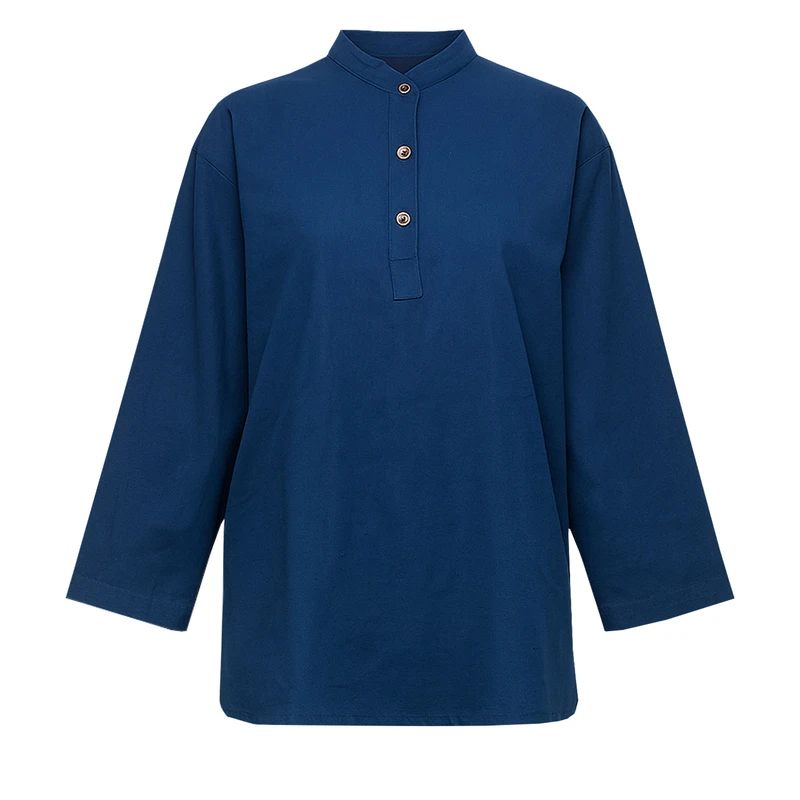 عکس شماره 2 : ست تونیک و شلوار رسمی زنانه مدل سه دکمه لینن کد 24083313