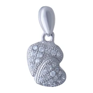    آویز گردنبند نقره زنانه بازرگانی میلادی کد PKR-086