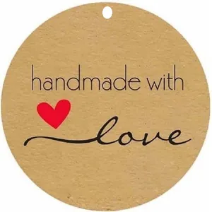 آویز تزیینی مدل hand made کد 08 بسته 100 عددی