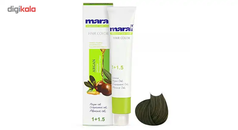 رنگ مو مارال سری زیتونی مدل قهوه ای زیتونی روشن شماره 5.3