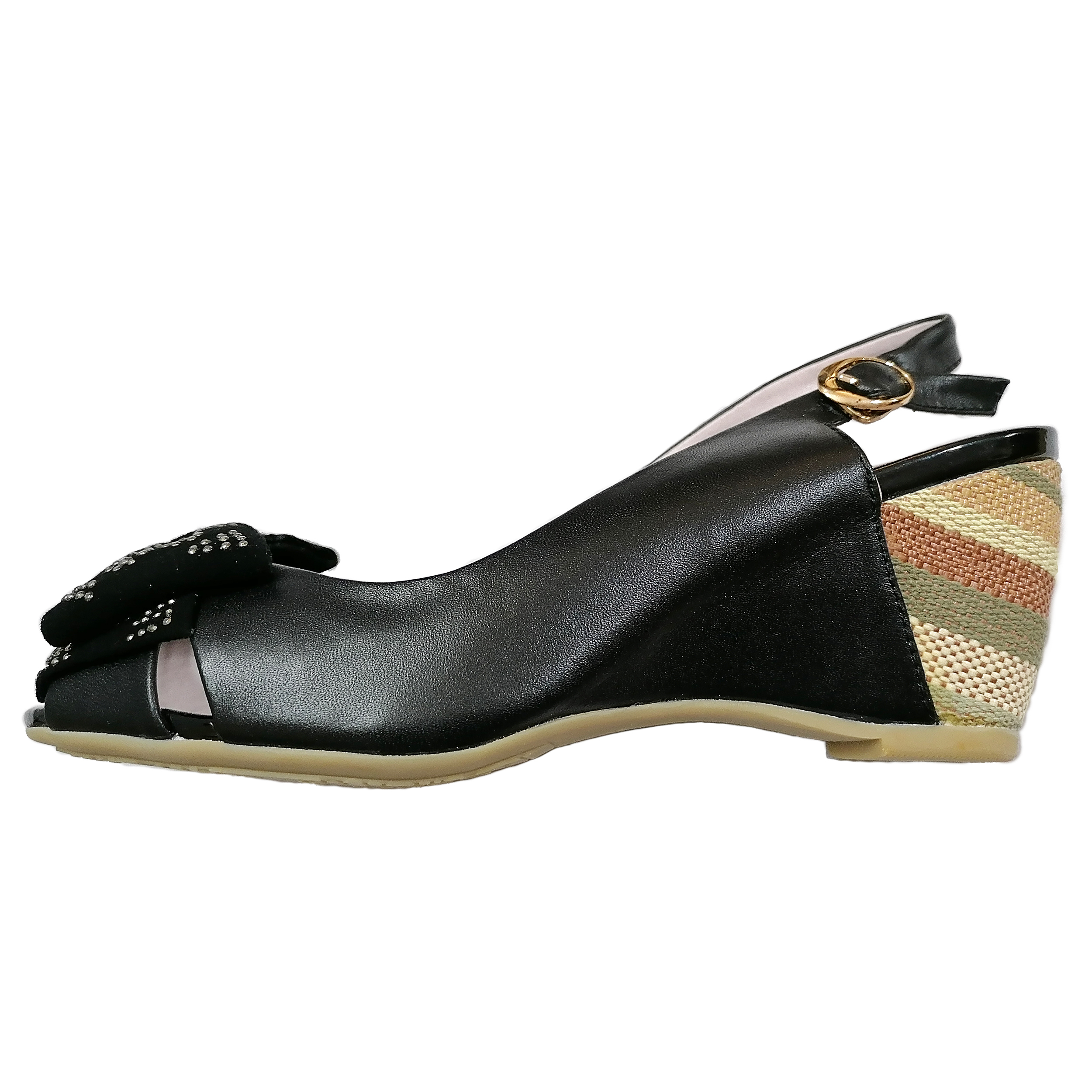 صندل زنانه جورجا لاویتو مدل JL-270100-BLK