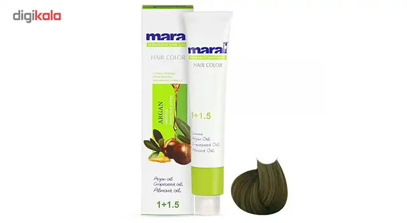 رنگ مو مارال سری زیتونی مدل بلوند زیتونی تیره شماره 6.3