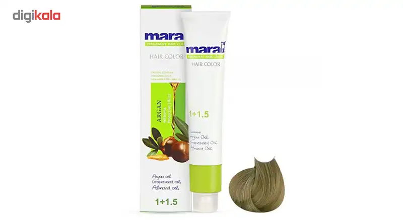 رنگ مو مارال سری زیتونی مدل بلوند زیتونی متوسط شماره 7.3