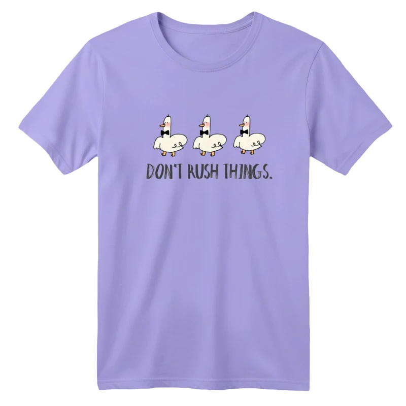 تی‌شرت آستین کوتاه لانگ بچگانه مدل اردک ها و پاپیون