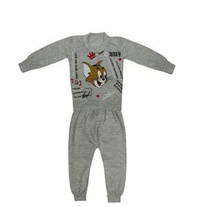 ست سویشرت و شلوار بچگانه مدل گربه کد 3151