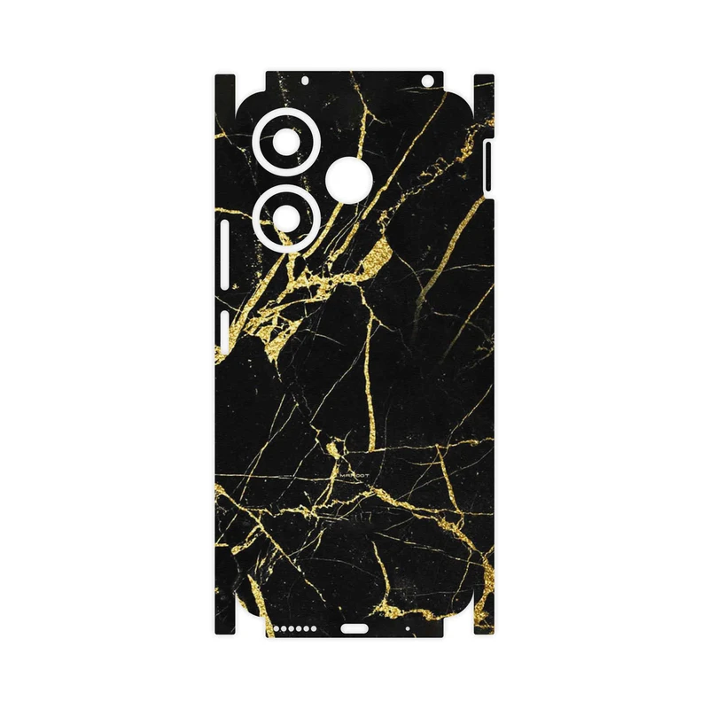 برچسب پوششی ماهوت مدل Graphite_Gold_Marble-FullSkin مناسب برای گوشی موبایل شیائومی Redmi 13