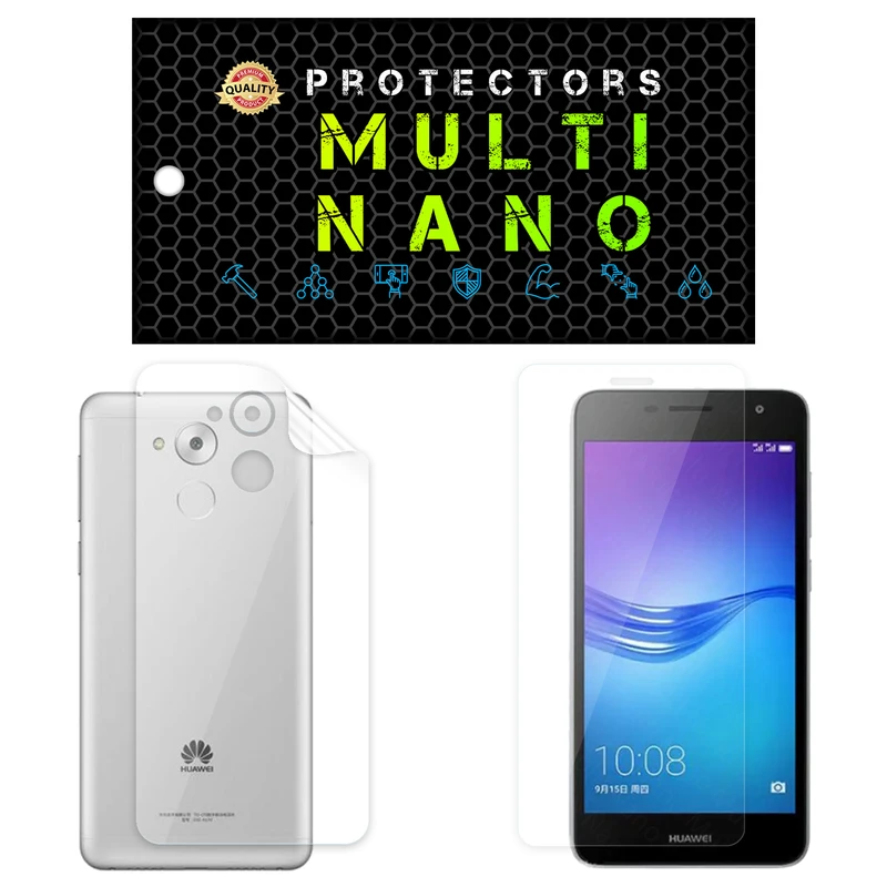 محافظ صفحه نمایش مولتی نانو مدل X-SFT مناسب برای گوشی موبایل هوآوی Enjoy 6S به همراه محافظ پشت