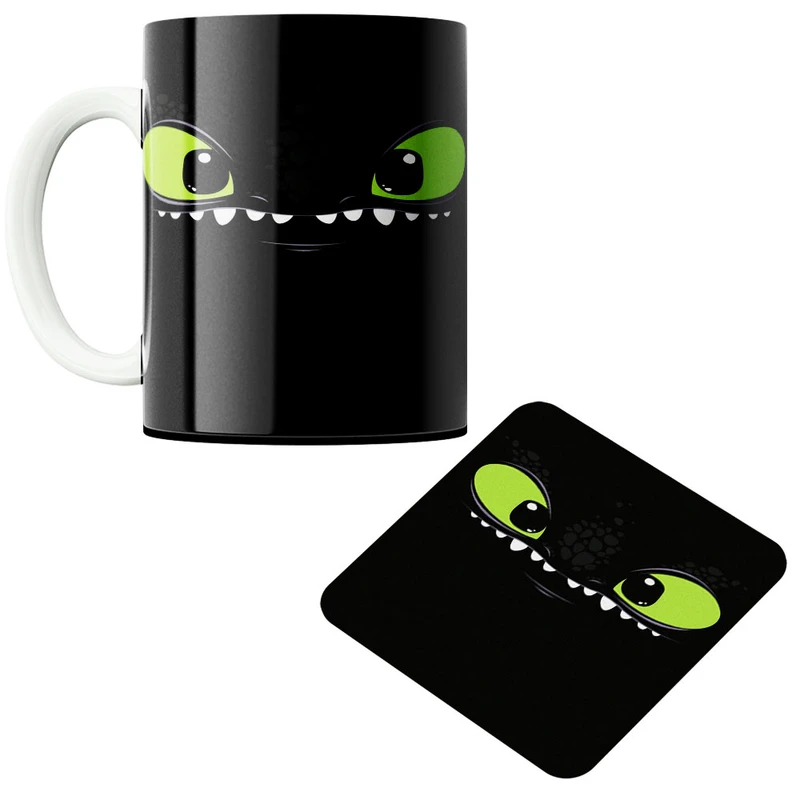 ماگ پادآفرین مدل کاراکتر کد 421 به همراه زیر لیوانی 