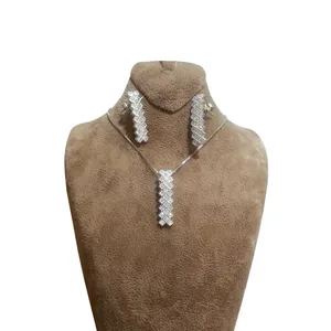 نیم ست نقره گالری مروارید کد 6807