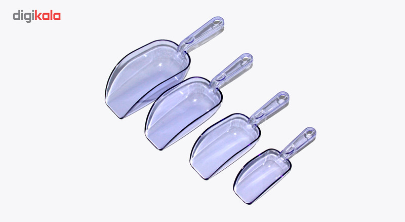 پیمانه اندازه گیری پارسیان پلاستیک مدل مرسینی مجموعه 4 عددی