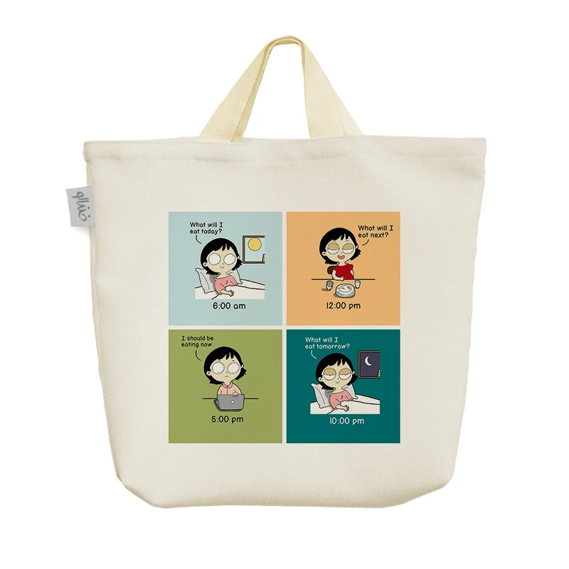 ساک خرید خندالو مدل فانتزی بامزه کد H253