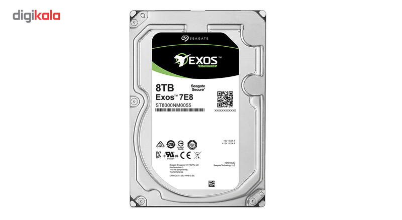 هارددیسک اینترنال سیگیت مدل Exos ST8000NM0055 ظرفیت 8 ترابایت