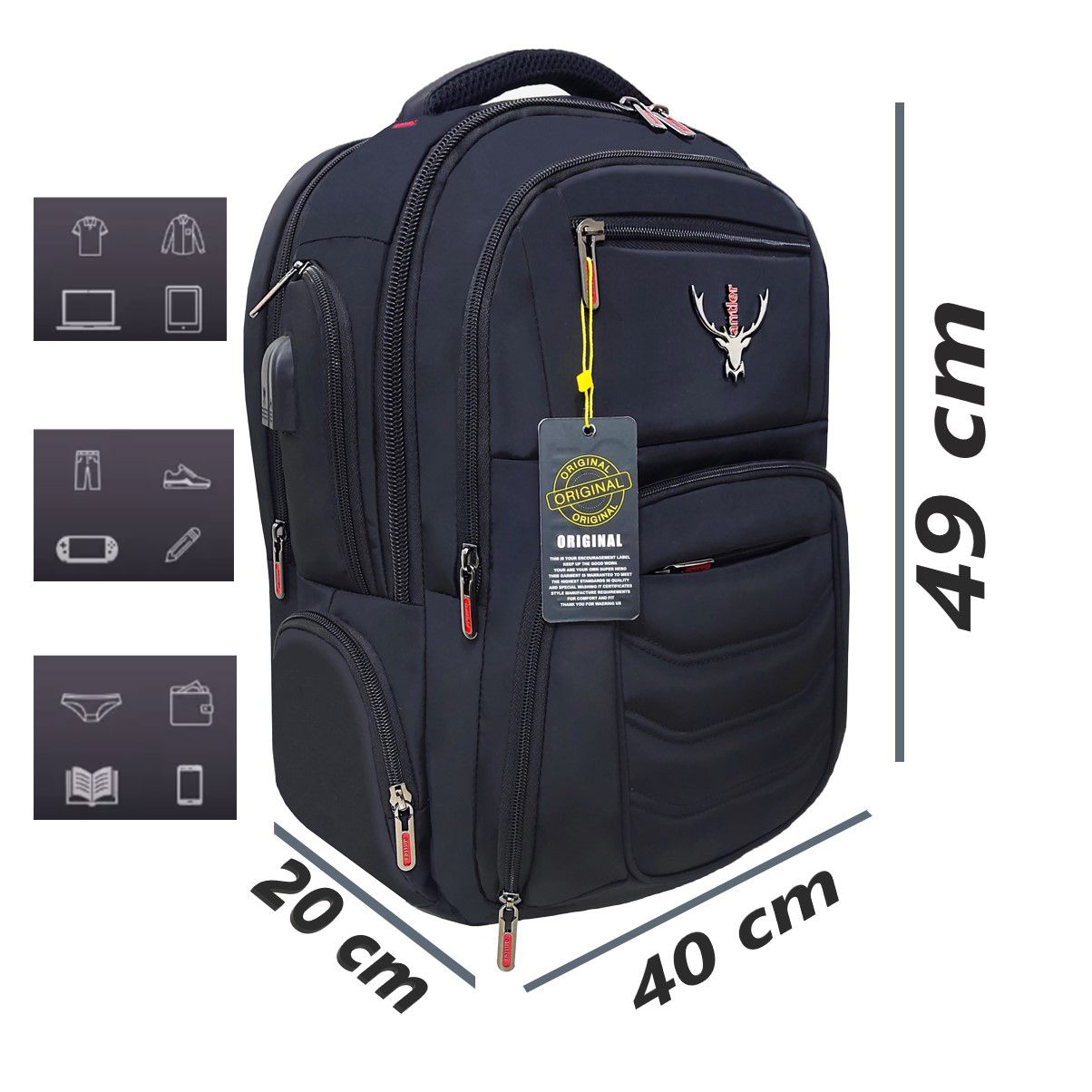 کوله پشتی آنتلر مدل Sivas L5141 -  - 5