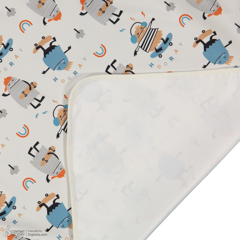 زیرانداز تعویض نوزاد پاپو مدل Anisa سایز 75X75 سانتی متر