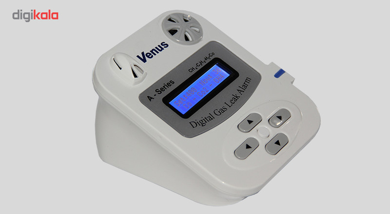 سنسور هشدار دهنده نشت گاز ونوس مدل A مخصوص گازهای مونوکسید کربن و دی اکسید کربن و گازهای قابل اشتعال شهری و کپسول