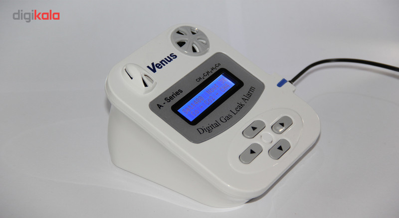 سنسور هشدار دهنده نشت گاز ونوس مدل A مخصوص گازهای مونوکسید کربن و دی اکسید کربن و گازهای قابل اشتعال شهری و کپسول