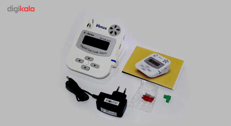 سنسور هشدار دهنده نشت گاز ونوس مدل A مخصوص گازهای مونوکسید کربن و دی اکسید کربن و گازهای قابل اشتعال شهری و کپسول