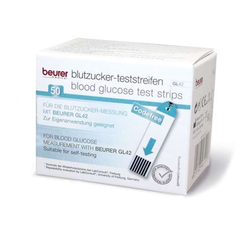 نوار تست قند خون بیورر مدل GL42