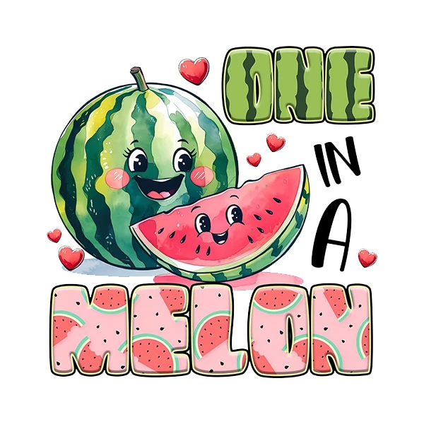   استیکر پارچه و لباس پاد آفرین طرح هندونه کد 4994