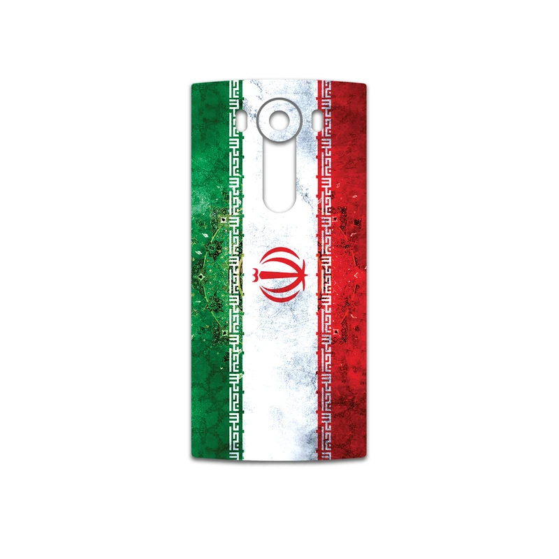 برچسب پوششی ماهوت مدل IRAN-Flag-1 مناسب برای گوشی موبایل ال جی V10