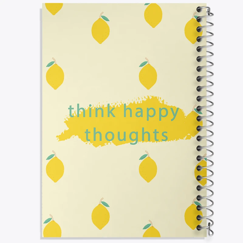 دفتر مشق 50 برگ خندالو طرح به چیزهای خوب فکر کن کد N168