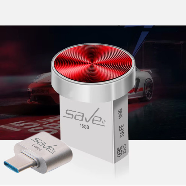 فلش مموری سیویت مدل SAFE CPLUS ظرفیت 16 گیگابایت به همراه مبدل TYPE C
