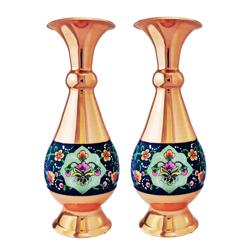 گلدان مسی مدل پرداز کد trj16 بسته دو عددی
