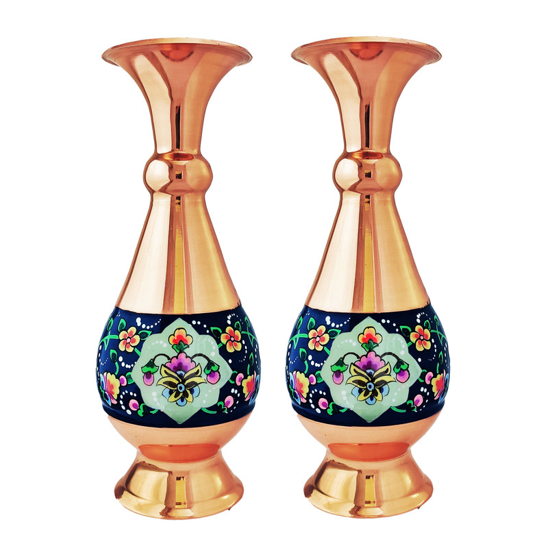 گلدان مسی مدل پرداز کد trj16 بسته دو عددی