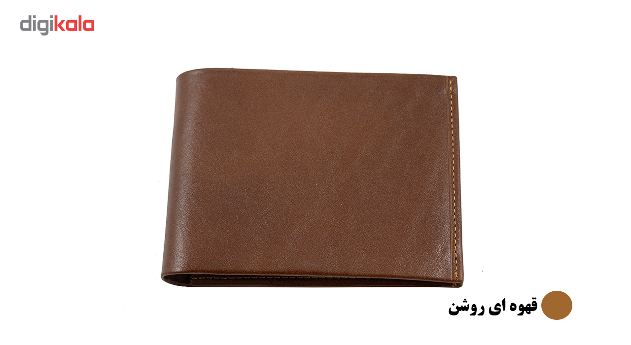 کیف پول چرم اسپیناس مدل J10