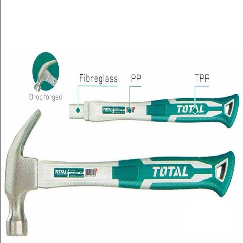 چکش میخ کش توتال مدل THT73166 وزن 450 گرم