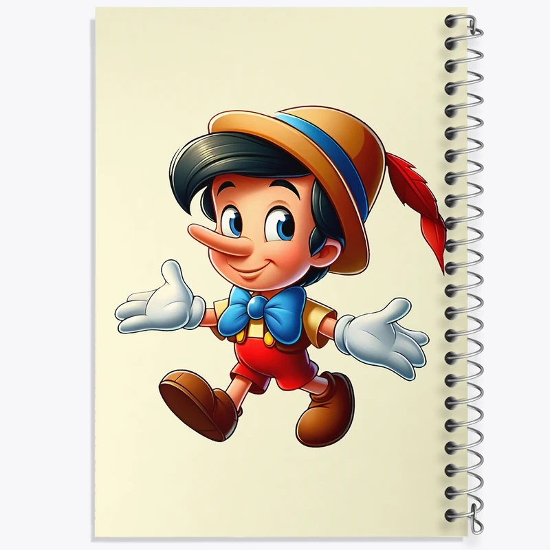 دفتر لیست خرید 50 برگ خندالو طرح پینوکیو کد F7491