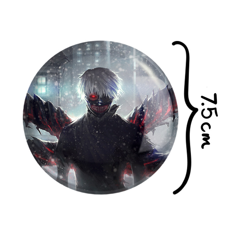 آینه جیبی خندالو طرح کانکی کن انیمه توکیو غول Tokyo Ghoul مدل تاشو کد 11880